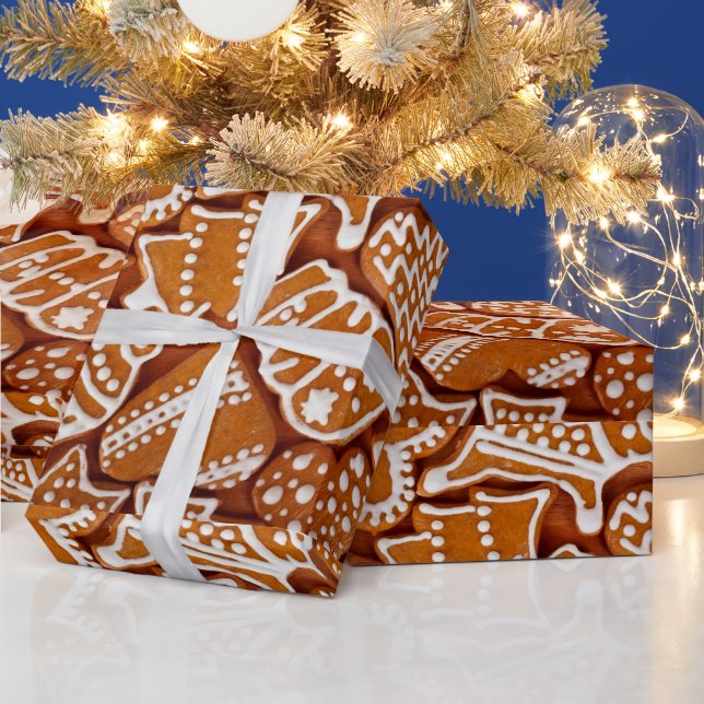 Weihnachtsgebäck Geschenkpapier (Feiertage)
