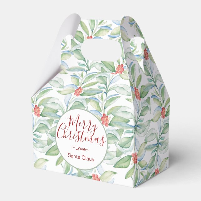 Weihnachtsgebäck Geschenkschachtel (Vorderseite)