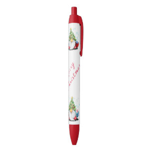 Weihnachtsgebäck Gnome mit Geschenken Kugelschreiber