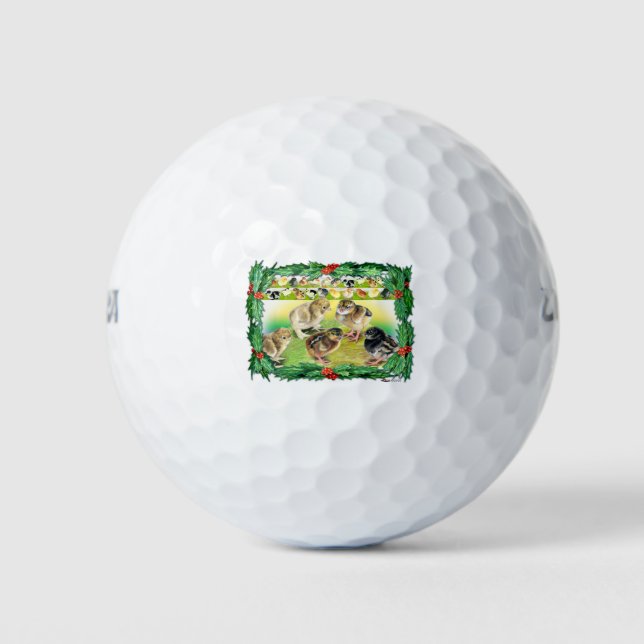 Weihnachtsgebäck Golfball (Vorderseite)