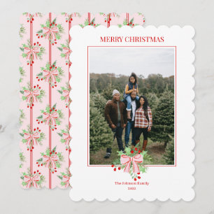 Weihnachtsgebäck & Holly Einladung