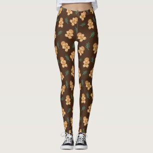 Weihnachtsgebäck Kekse Piniennadeln Leggings