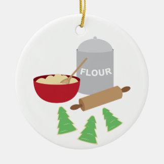 Weihnachtsgebäck Keramik Ornament