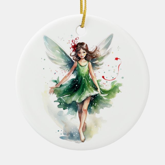 Weihnachtsgebäck Keramik Ornament (Vorne)