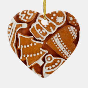 Weihnachtsgebäck Keramik Ornament