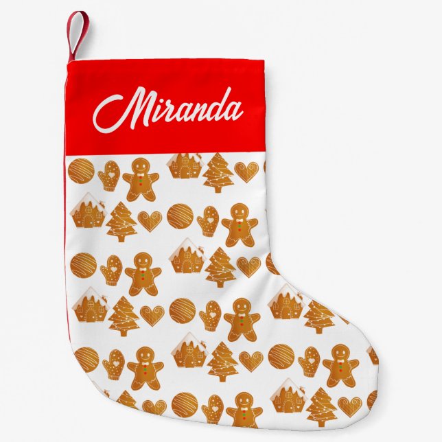 Weihnachtsgebäck Kleiner Weihnachtsstrumpf (Vorderseite)
