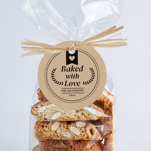 Weihnachtsgebäck Kraft Geschenk Geschenkanhänger (Von Creator hochgeladen)