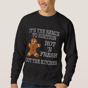 Weihnachtsgebäck Lebkuchen Mann Hot Fresh Out Kit Sweatshirt