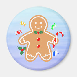 Weihnachtsgebäck Leckerei Gingerbread Man Candy Ca Magnet