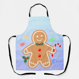 Weihnachtsgebäck Leckerei Gingerbread Man Candy Ca Schürze