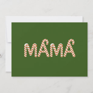 Weihnachtsgebäck Mama Mama Sweater Funny Family Feiertagskarte