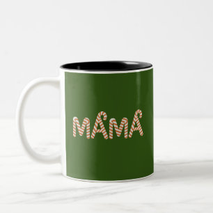 Weihnachtsgebäck Mama Mama Sweater Funny Family Zweifarbige Tasse