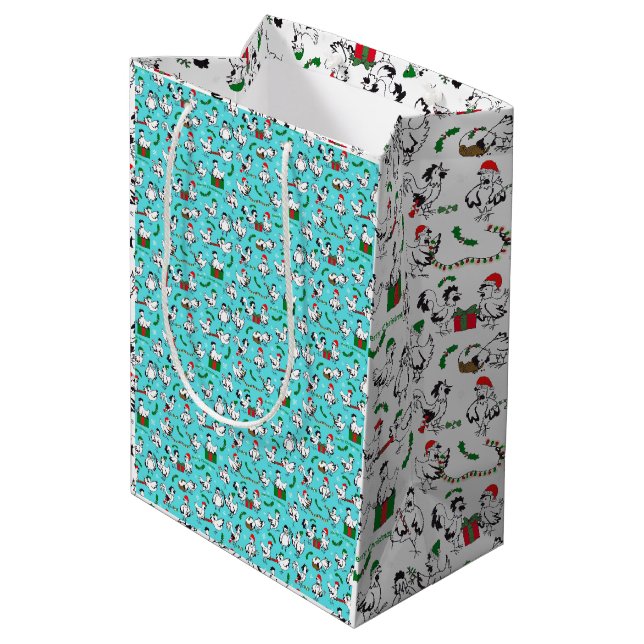 Weihnachtsgebäck Mittlere Geschenktüte (Rückseite Schrägansicht)