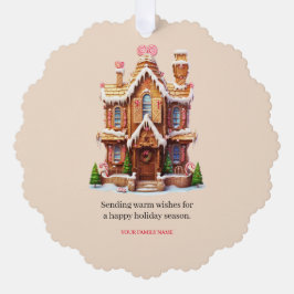 Weihnachtsgebäck Ornament Karte