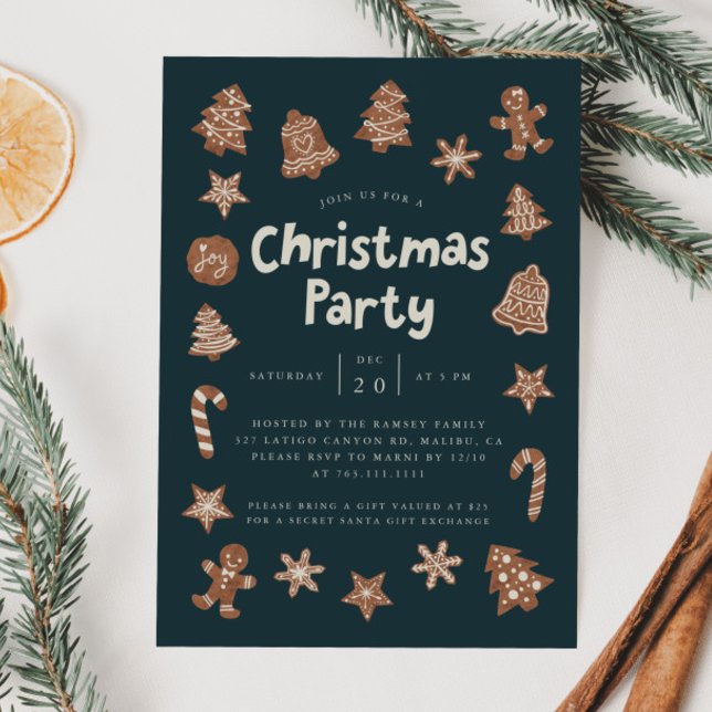 Weihnachtsgebäck Party Einladung (Von Creator hochgeladen)