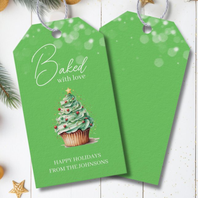 Weihnachtsgebäck | Party-Geschenketiketten für Coo Geschenkanhänger (Von Creator hochgeladen)