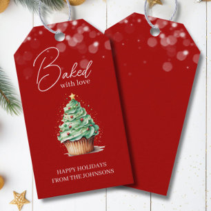 Weihnachtsgebäck Party-Geschenketiketten für Coo Geschenkanhänger