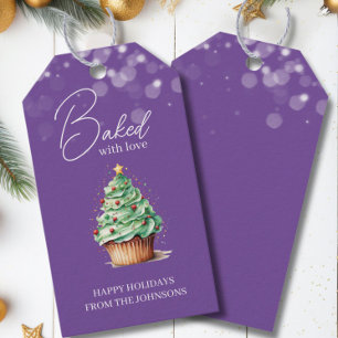 Weihnachtsgebäck Party-Geschenketiketten für Coo Geschenkanhänger