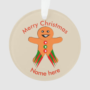 Weihnachtsgebäck Party Gingerbread Mann Akrylorisc Ornament
