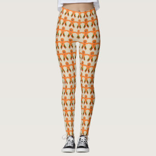 Weihnachtsgebäck Party Gingerbrot Leggings