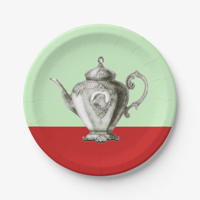 Weihnachtsgebäck Party Pappteller (Vorderseite)