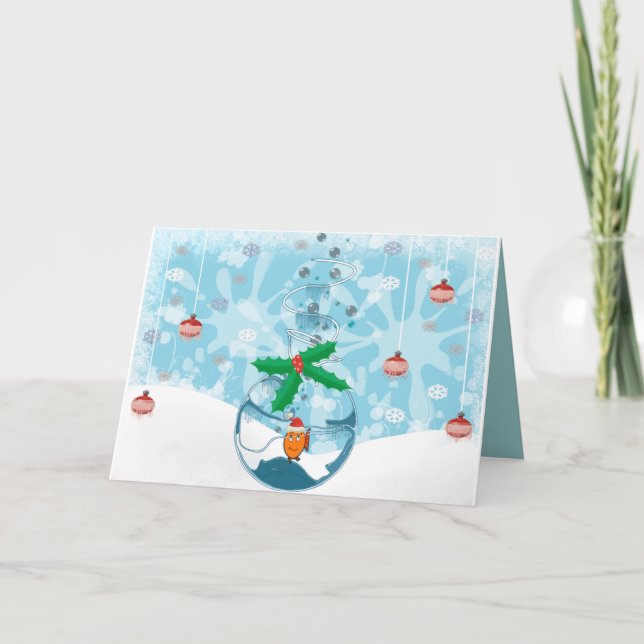 Weihnachtsgebäck Platsch Feiertagskarte (Vorderseite)