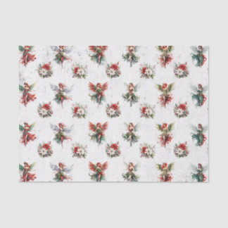 Weihnachtsgebäck & Poinsettias Tissue Paper Seidenpapier