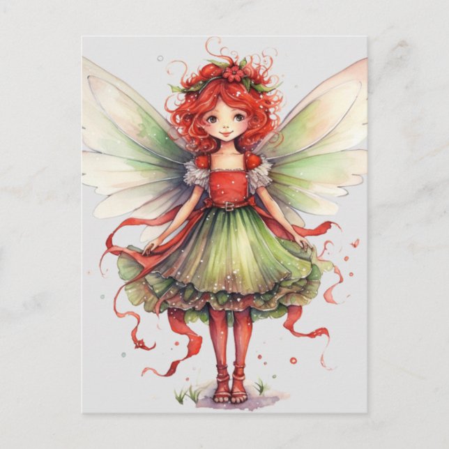 Weihnachtsgebäck Postkarte (Vorderseite)