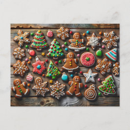 Weihnachtsgebäck, Postkreuz Postkarte