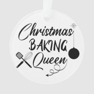 Weihnachtsgebäck Queen Kitchen Lover Baker Ornament