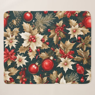Weihnachtsgebäck, Rotbaumholz und Beeren Sherpadecke