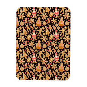 Weihnachtsgebäck & Snowman Gingerbrot Weihnachtske Magnet