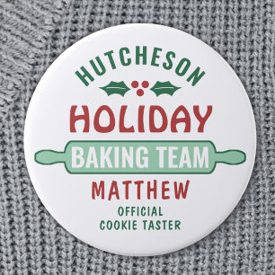 Weihnachtsgebäck Team Weihnachts-Cookie Party Nied Button