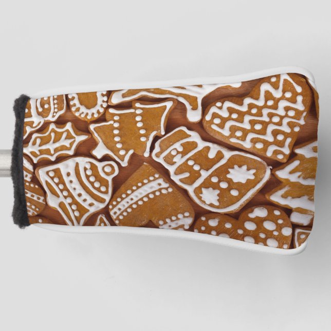 Weihnachtsgebäck Weihnachtskekse Golf Headcover (Vorderseite)