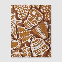 Weihnachtsgebäck Weihnachtskekse Magnetkarte