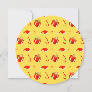 Weihnachtsgebäck Weihnachtsmannmütze Feiertagskarte