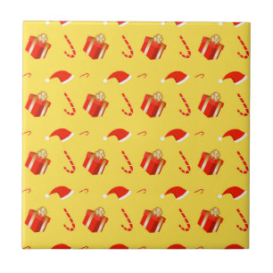 Weihnachtsgebäck Weihnachtsmannmütze Fliese