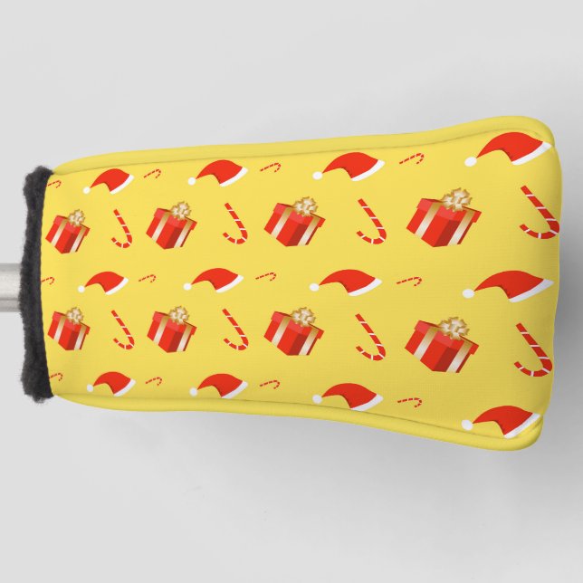 Weihnachtsgebäck Weihnachtsmannmütze Golf Headcover (Vorderseite)