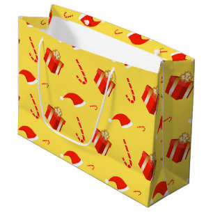 Weihnachtsgebäck Weihnachtsmannmütze Große Geschenktüte