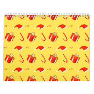 Weihnachtsgebäck Weihnachtsmannmütze Kalender