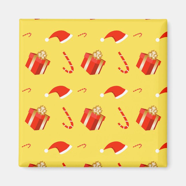 Weihnachtsgebäck Weihnachtsmannmütze Magnet (Vorne)
