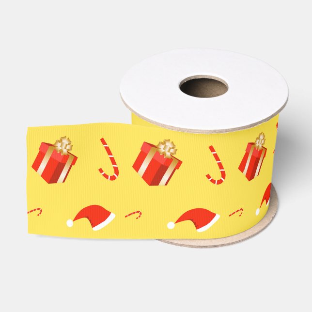Weihnachtsgebäck Weihnachtsmannmütze Ripsband (Spule)