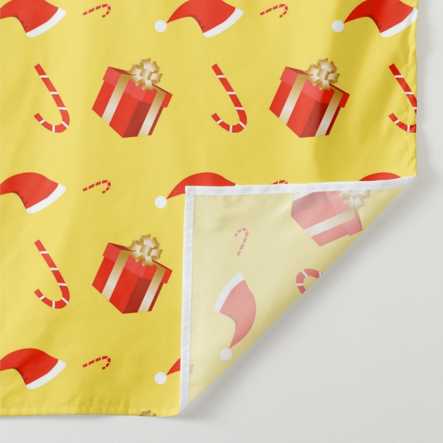 Weihnachtsgebäck Weihnachtsmannmütze Wandteppich (Detail)