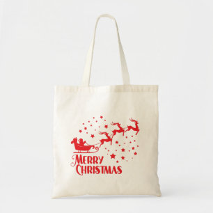 Weihnachtsgebäck wiederverwendbar - Frohe Weihnach Tragetasche