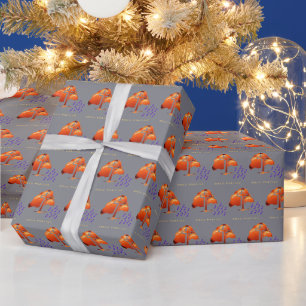Weihnachtsgebete grau geschenkpapier