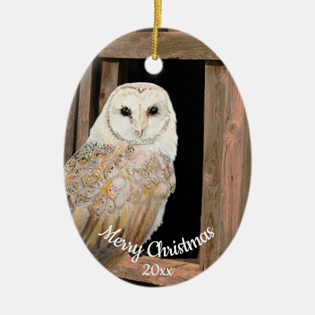 Weihnachtsgebirge Keramik Ornament (Vorne)