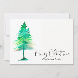 Weihnachtsgebirge Personalisiert Feiertagskarte