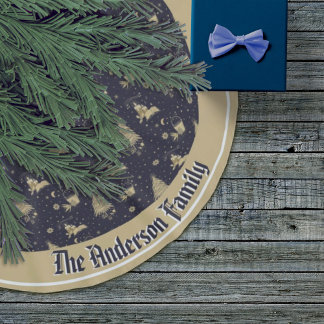 Weihnachtsgebräuche Polyester Weihnachtsbaumdecke