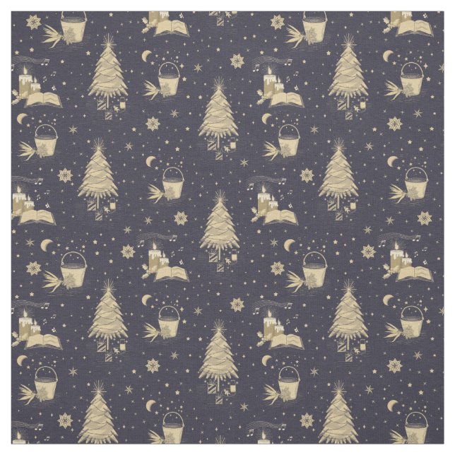 Weihnachtsgebräuche Stoff (Muster)
