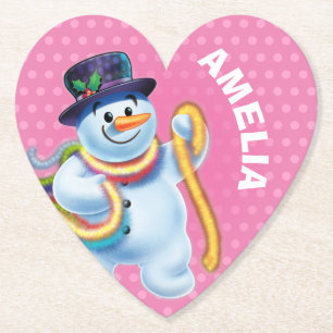 Weihnachtsgebräuchlicher Untersetzer Snowman Winte